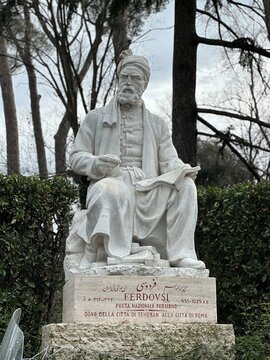Ferdowsi Statue in Rome