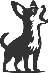 Chihuahua vector animal drawing silhouette