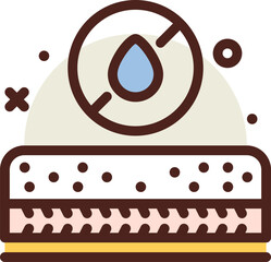 water illustration on a white background         