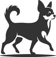 Chihuahua vector animal drawing silhouette
