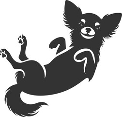 Chihuahua vector animal drawing silhouette