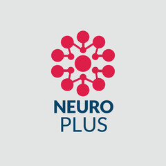Neuro Plus Logo Design Modern Healthcare Branding