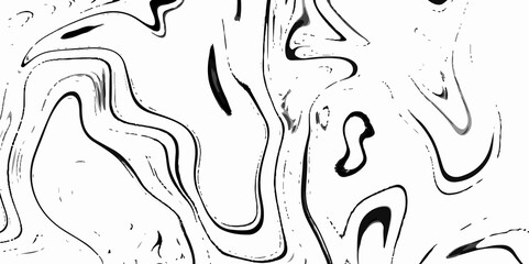 abstract black marble textures with liquid effect on a white background. 