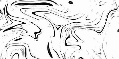 abstract black marble textures with liquid effect on a white background. 