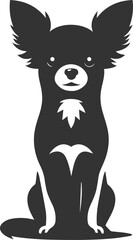 Chihuahua vector animal drawing silhouette