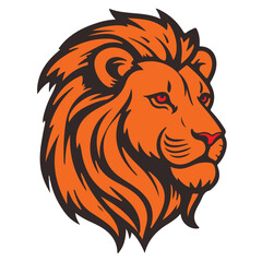 Fototapeta premium lion head vector