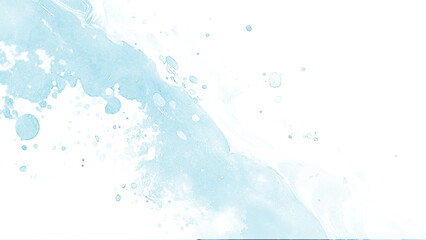 blue water splash white background.