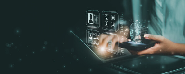 Deepfake Detection, AI Facial Tracking Technology, Biometric Security System, Cybersecurity for...