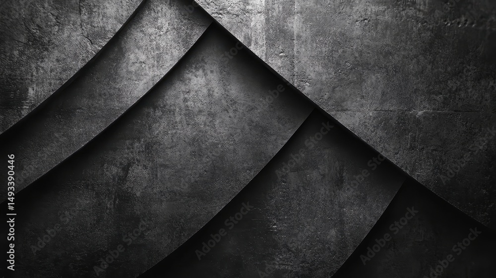 Aufkleber monochrome black and white wall featuring unique textures and shapes for use in design and backgroun