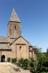 Fototapeta premium Saint Pierre de Brancion church in Brancion, France 