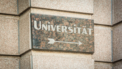 Signposts the direct way to University