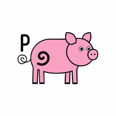 Fototapeta premium pig cartoon