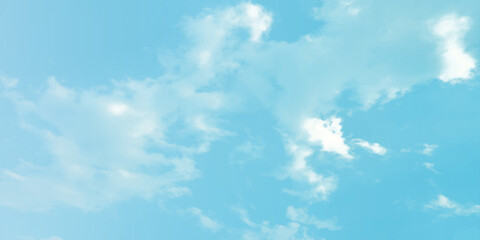 sunny sky blue light watercolor background. Aquarelle painting brush effect card paper textured canvas cloudy smoke space for text, entertaining card, template. aquamarine color graphics illustration