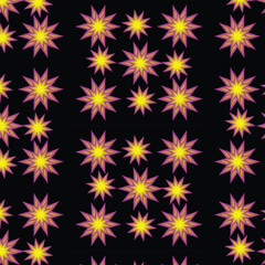 Floral seamless pattern design vector