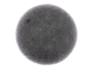 月の裏側の３dイラストレーション