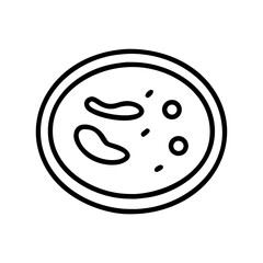 Obraz premium Petri dish on transparent background for web and graphic design