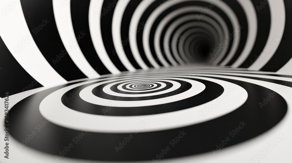 Poster intricate dark spiral pattern featuring subtle design elements on a black wallpaper background for e