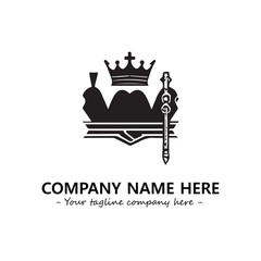 King logo company design vector illustration