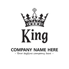 King logo company design vector illustration