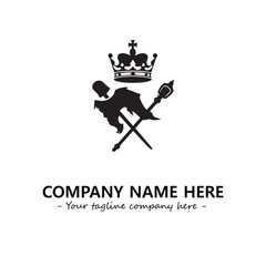 King logo company design vector illustration