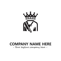 King logo company design vector illustration