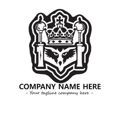 King logo company design vector illustration