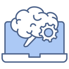 Computational Intelligence Blue Icon