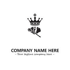 King logo company design vector illustration