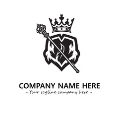 King logo company design vector illustration