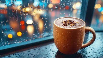 Rainy night hot chocolate
