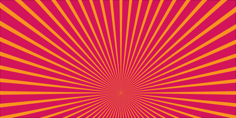 Rays background in retro style. Minimal sunrise radiate striped wave geometric circus light Colorful sun rays sunburst pattern background.