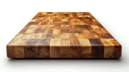 Rectangular wooden cutting board
