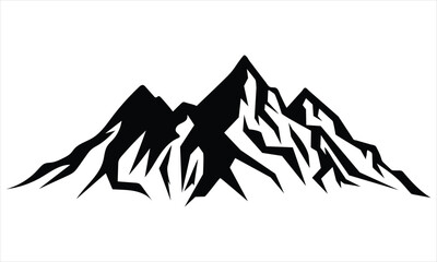 mountain landscape vector illustration