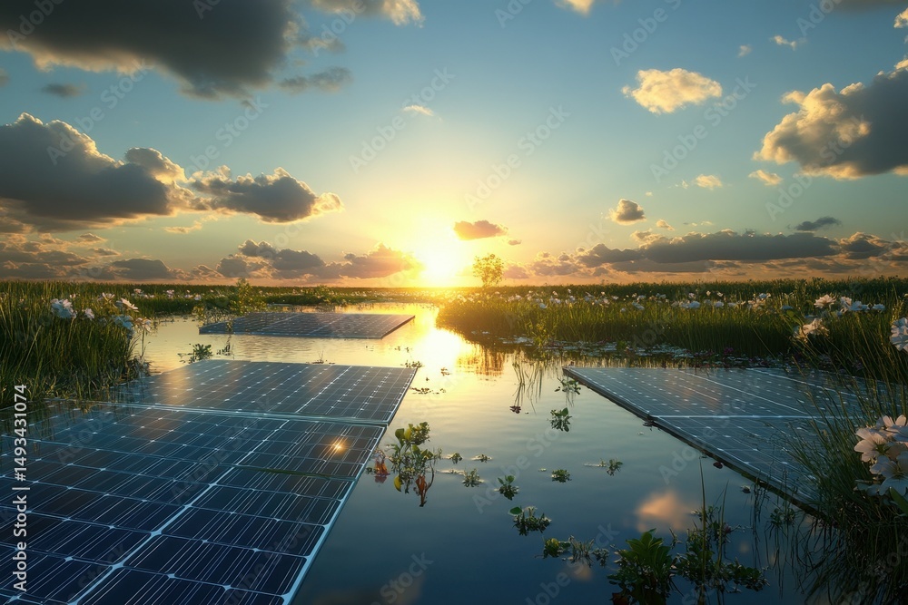 Poster a solar panel system so efficient that it begins generating its own 