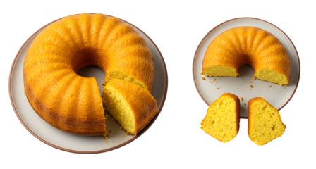 Delicious homemade bundt cake recipe easy baking ideas for dessert and sweet treat lovers perfect for parties festa junina - june festivals on transparent background