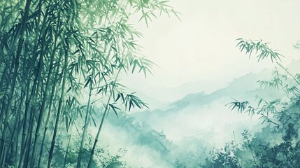 morning in the forest