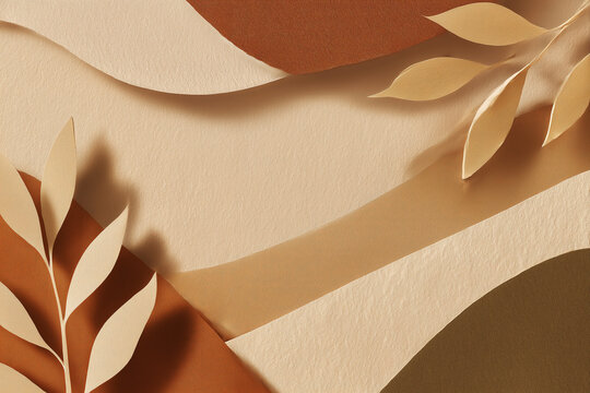 Minimalist sand-colored background