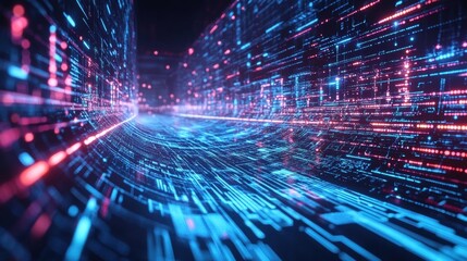 Digital Data Flow in a Cyber Space