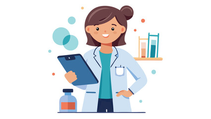 Front Facing Nurse with Headset and Name Badge