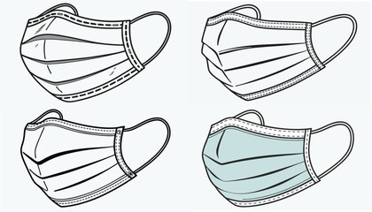 set of facemask