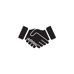 Fototapeta premium Handshake icon set. Business agreement handshake. friendly handshake icon symbol. partnership deal symbol icon vector.