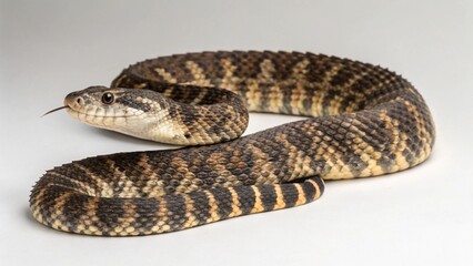 Fototapeta premium Death Adder on studio background