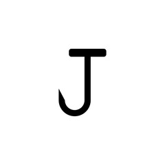 Meat hook icon with handle. Butcher hook. Vector illustration on white background.