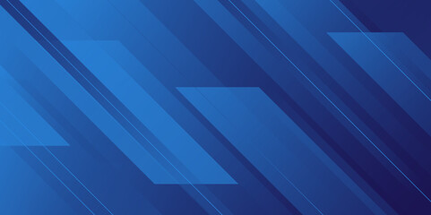 Abstract blue diagonal geometric with line modern technology background. Digital image of light rays, stripes lines with blue light, speed and motion blur over dark blue background.vector illustration