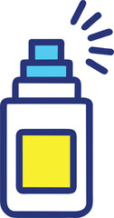 Spray Bottle Icon Graphic Design Element