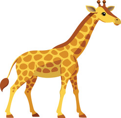 Fototapeta premium Cute Giraffe Illustration Cartoon Animal