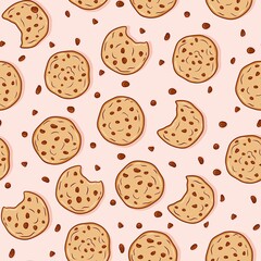 cookie and crumb repetitive pattern