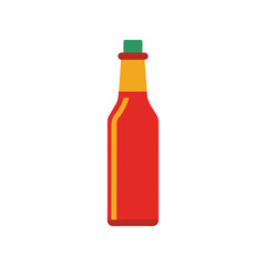 Sauce Bottle Vector High Quality Kitchen and Food Illustration