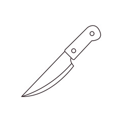 kitchen knife chef steel blade vector emoji illustration symbol sign icon