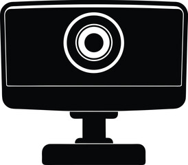 computer monitor with security shield